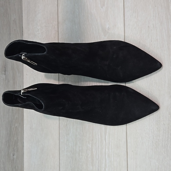 Sam Edelman Women Kinzey Black Suede Ankle Boots Shoes Sz 8.5M - Picture 4 of 14